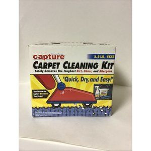 Capture Advanced Formula Carpet Cleaning Kit. Quick, Dry &Easy. 2.5lb Size.